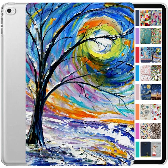 DuraSafe Cases pour iPad Mini 7,9 Pouces 4e Génération 2015 [ Mini 4e Gén. ] A1538 A1550 Étui Rigide Mince Imprimée avec Support Protecteur - Emblème Couleur