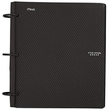 Five Star Flex Hybrid NoteBinder, 1 Inch Binder with Tabs, Notebook and 3 Ring Binder All-in-One, Assorted Colors, Color Selected for You, 1 Count (29328)