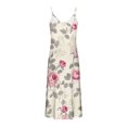 thumbnail image 5 of Ovzne Robes pour Femmes Robe Femme Femmes Été Décontractée Plissée Imprimée Camis Sans Manches à Col en V Robe Femmes Robe Imprimée Liquidation, 5 of 5