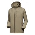 thumbnail image 4 of Windproof Jacket men Fashion Zipper Casual Windproof Waterproof Loose Outwear Jacket Coat, 4 of 9