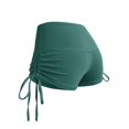 thumbnail image 4 of Besolor Women's Plus Size Yoga Shorts High Waisted Stretch Drawstring Butt Lifting Booty Workout Biker Shorts, 4 of 7