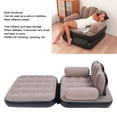 thumbnail image 4 of Inflatable Sofa, Soft Portable Foldable Wearable Inflatable Couch Mattress  for Home for Camping, 4 of 7