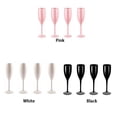 thumbnail image 4 of Maytalsory 4PCS Flute, Baking Glass, Plastic Glass, PP plastic, ensuring - Material, Shatter Cocktail for Parties, Christmas Parties, Gatherings, 4 of 6