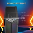 thumbnail image 4 of Tour de Jeu PC de Bureau - Processeur Intel Core i7 3,2 GHz, SSD NVMe 1 To, 16 Go de RAM DDR4 GeForce RTX 3050 GDDR6 8 Go, Wi‐Fi Prêt, Windows 11 Pro - AQ20, 4 of 5