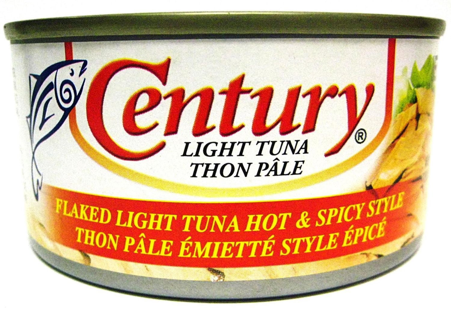 Thon pâle émietté Century, piquant et épicé, 180 g par boîte