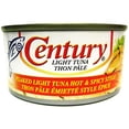 thumbnail image 1 of Century Flaked Light Tuna Hot & Spicy 180g per can, 1 of 5