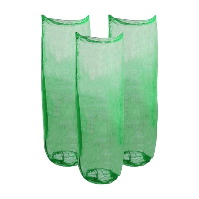 Contenants de Rangement pour Usage Extérieur Déchets de Cour Grand Collecteur de Déchets de Feuilles pour Patio Porche Parc Prairie Balcon Construction Durable en Nylon avec Sac à Cordon Pratique 3 Pcs