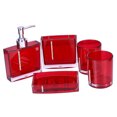 thumbnail image 4 of Acrylic Bathroom Accessories Set - Easy to Clean, Durable, Scratch  Luxury Style Comfort  Perfect for Master Bathroom or Guests, 4 of 8