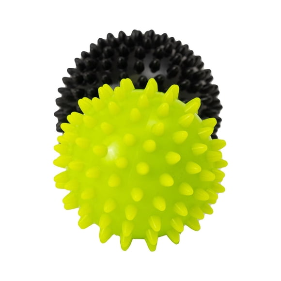 GoZone 2-Pack Therapy Massage Balls – Black/Green
