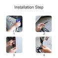 thumbnail image 1 of Waterproof Car Door Boot Edge Protectors Trim U Shape Guard Black Set Seal Rubber Strip Red, 1 of 7