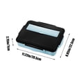 thumbnail image 3 of Chmadoxn 1500ML Five-Compartment Stainless Steel Lunch Box For Office Workers And Students Lightweight Lunch Box With Compartments For Water Heating And Soup lunch boxs, 3 of 6