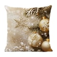 thumbnail image 2 of Fridja Clearance under 5$ Christmas Pillowcase About 18x18in Pillowcase - Christmas Decoration Patterns Home Pillowcase Flat Printing Imitating Three-dimensional Patterns, 2 of 6
