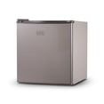 thumbnail image 1 of BLACK+DECKER BCRK17V Compact Refrigerator Energy Star Single Door Mini Fridge with Freezer, 1.7 Cubic Ft., VCM, Silver, 1 of 2