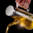 thumbnail image 2 of Product Category Edition Glass Oil Bottle Dispenser Large Glass Oil Dispenser With Lid And Stopper Leakproof Glass Oil And Vinegar Dispenser With Measurement For Kitchen, 2 of 7