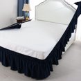thumbnail image 4 of Unique Bargains Polyester Bed Skirt Elastic Wrap Around Dust Ruffle 15' Drop, 4 of 10