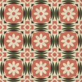 thumbnail image 1 of Ahgly Tapis d'Intérieur Lavable en Machine Carré Transitionnel Acajou Brun, 4 Pieds Carré, 1 of 7