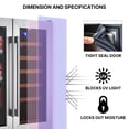 thumbnail image 3 of Koolatron Elite Series Dual Zone Built-In Wine Cooler Beverage Fridge, 3 of 9