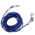 thumbnail image 1 of Double Head Bite  Outdoor Camping Leash, Premium Steel Wire, Large Range Motion, Suitable For Small, Medium, Large Dogs, Made Of Steel Wire, PVC, Ideal For, 1 of 8