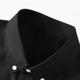thumbnail image 4 of Admvng Work Shirts For Men Casual Cardigan Solid Color Textile Long Sleeved Shirt M-5XL, 4 of 7