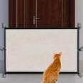 thumbnail image 1 of UsRHHA Retractable Pet Isolation Gate 110x72cm 180x72cm, Household Cats Dogs Protection Barrier, Children Safety Fence, 1 of 6
