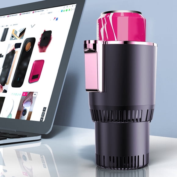 TOPINCN Water Heating Cooling Cup,Car Hot and Cold Cup Heating Fast Cooling Cup with Temperature Digital Display for Office Home,Cooling Cup