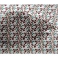 thumbnail image 4 of oneOone Viscose Chiffon Fabric Leaves & Floral Block Print Sewing Fabric BTY 42 Inch Wide, 4 of 4