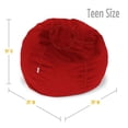 thumbnail image 4 of ComfyKids® Bean Bag Chair for Teens, 4 of 5
