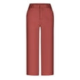 thumbnail image 4 of ShomPort Pantalon de Golf pour Femmes, Tenue de Bureau Décontractée, Ample, Extensible, Pantalon Court de Travail, Léger, Athlétique, Pantalon de Bureau, 4 of 5