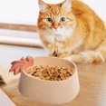 thumbnail image 3 of Pineapple Cat Bowl Feeder Practical Multifunctional Portable Feeding Single Bowl Orange, 3 of 8