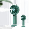 thumbnail image 1 of Boovnll Portable Fan, Adjustable 5 Speed USB Rechargeable Digital Display Misting Fan Lightweight Compact Handheld Fan for Outdoor, Travel, Vacation, Summer Gift, Mini Fan - Fan, 1 of 8