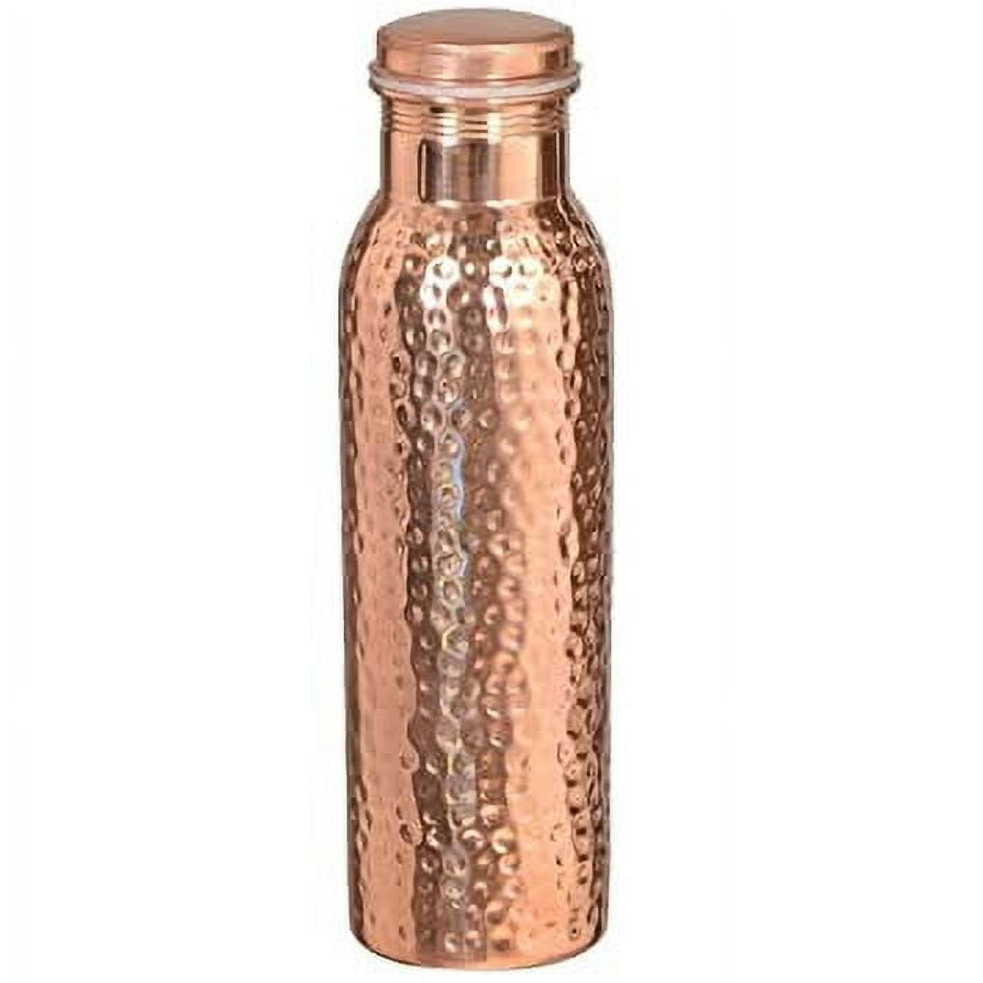 SAI DECORATIVE Hammered Copper Water Bottle 1 Liter (Pic-1)