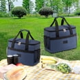 thumbnail image 5 of TopLLC Lunch Box, Bento Boxes Backpack Thermal Soft Insulated Leak-proof Cooler Beach Large Capacity Coolers Waterproof Large Capacity Lunch Camping Travel Picnic large capacity picnic wrap, 5 of 5