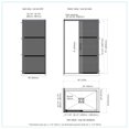 thumbnail image 2 of A&E Bain et Douche ATLAS-3660-BLK, 2 of 9