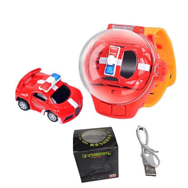ZZkhGO Watch Remote Control Car, 2.4GHz Wrist Racing Car Toy, USB Charging Mini RC Toy for Boys Girls