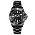 thumbnail image 3 of Mens Waterproof Quartz Watch With Black White Gold Color Variants And Durable Case, 3 of 11