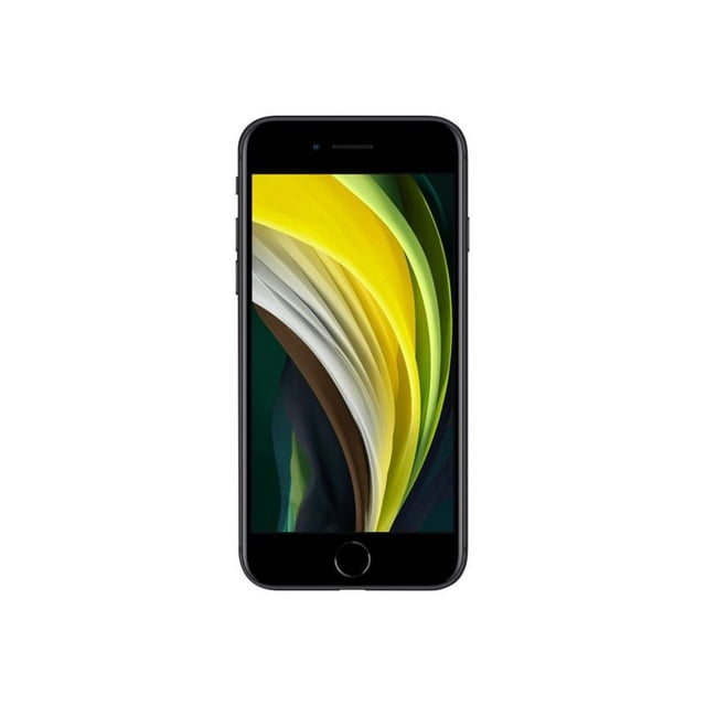 Restored Apple iPhone SE 2 (2nd Gen) 64GB in black, a refurbished smartphone with a 4.7-inch Retina HD display, Touch ID, and A13 Bionic chip for fast performance. GSM unlocked and compatible with Verizon, T-Mobile, and AT&T networks, it offers advanced camera features like Portrait mode and 4K video recording, water resistance up to 1 meter for 30 minutes, and wireless charging capability. Ideal for users seeking a compact, unlocked phone with premium features.
