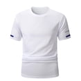 thumbnail image 2 of Mens Gym T-Shirts Summer Athletic Quick Drying Workout Top Compression Fit Short Sleeve Crew Neck Running Basketball Shirt, 2 of 4