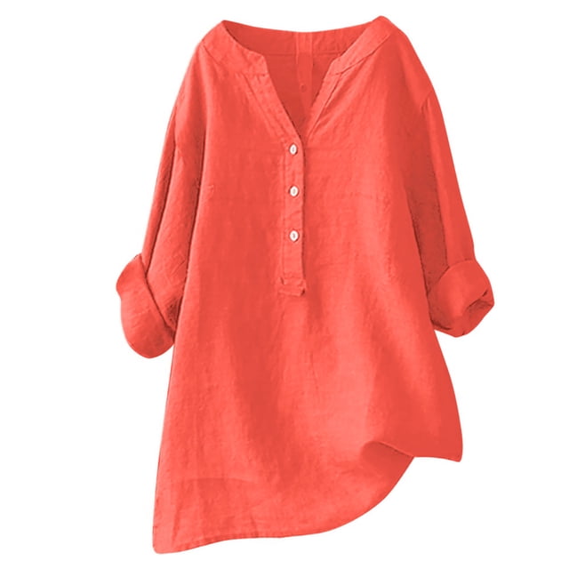 2025 Robe Chemise à Boutons Ample Unie pour Femmes Grande Taille Longue Hauts Texturés pour Femmes Robe Habillée