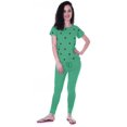 thumbnail image 2 of Moomaya Ensemble de Vêtements de Nuit Broderie Pastèque Pyjama Slimfit 2 Pcs Set, 2 of 6