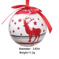thumbnail image 3 of Suncoda Holiday Ball, Holiday Ball Ornament Tree Ornament, 2.8 Inch Multi-Style Holiday Light Bulb Ornament Holiday Tree Ornament Tree Dress Family Party Holiday Ornament, 3 of 6