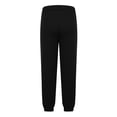 thumbnail image 4 of Pisexur Mens Sweatpants Solid Color Workout Jogging Athletic Pants ​Elastic Waist Drawstring Straight Leg Sweatpants Loose Elastic Bottom Casual Pants with Pockets, 4 of 5