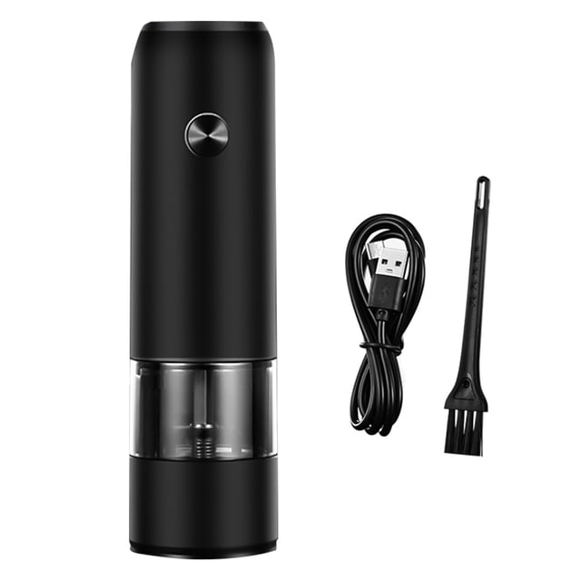 Seasoning Grinder Kitchen Electric Grinding Bottle 6 Speed Adjustable Thickness USB Suitable for Sea Salt