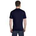 thumbnail image 3 of Hanes Mens 5.2 oz HEAVYWEIGHT Short Sleeve T-shirt, M, Navy, 3 of 4