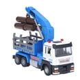thumbnail image 4 of Log Tractor Model, Logging Truck Toy Light Music Effect Ideal Present  For 6 Years Old Above Blue, 4 of 8