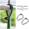 thumbnail image 4 of Miangastore Stainless Steel Wire Thimble Ring Shape 20Set 1.5x0.9x0.3In, 4 of 8
