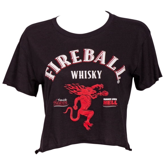 Fireball Whiskey 803634-M Fireball Whisky T-Shirt Court pour Femmes - Moyen