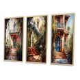 thumbnail image 3 of Designart « Country Cottage Entry Rustic Charm II » Ensemble d'Art Mural Encadré de Ferme, Ensemble de 3 - Ensemble de Toiles à Cadre Campagnard Blanc pour Déco de Salon, 3 of 6