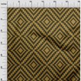 thumbnail image 3 of oneOone Cotton Poplin Twill Yellow Fabric Geometric Craft Projects Decor Fabric Printed By The Yard 56 Inch Wide, 3 of 4