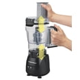 thumbnail image 4 of Hamilton Beach Stack & Snap 4-Cup Food Processor & Blender, Stainless Steel Blade, Pulse, 250W, Black, 70510, 4 of 8