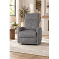 thumbnail image 2 of Fauteuil relax à bascule K-Living Zoya Colony en tissu graphite pour salon, 2 of 6
